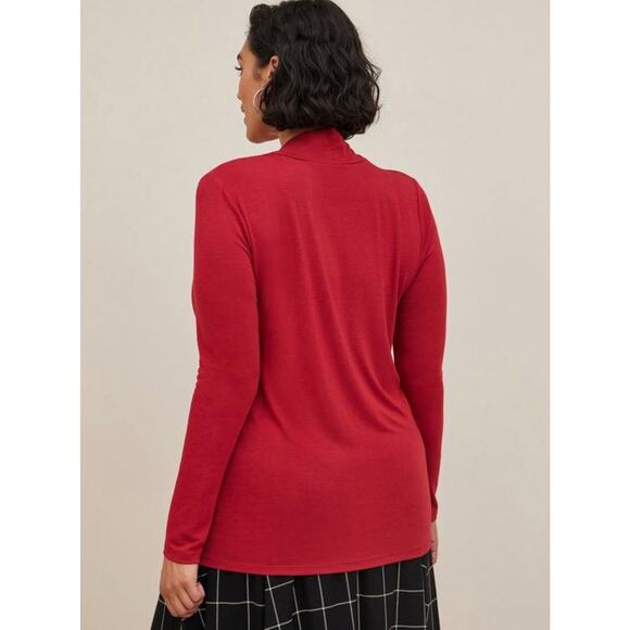 Torrid Jersey Turtleneck Top 3X - Picture 2 of 3